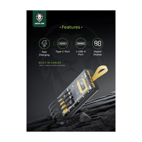 Transparent Pro Power Bank 10000 mAh