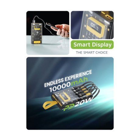 Transparent Pro Power Bank 10000 mAh